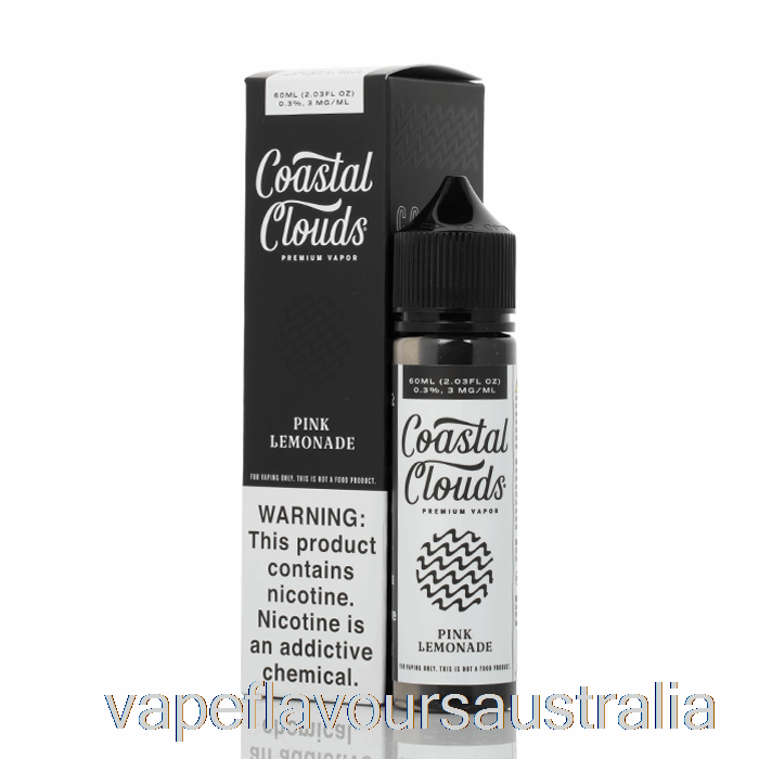 Vape Nicotine Australia Pink Lemonade - Coastal Clouds Co. - 60mL 3mg
